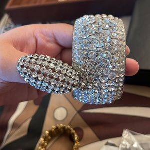 Diamond Bangle With Ring